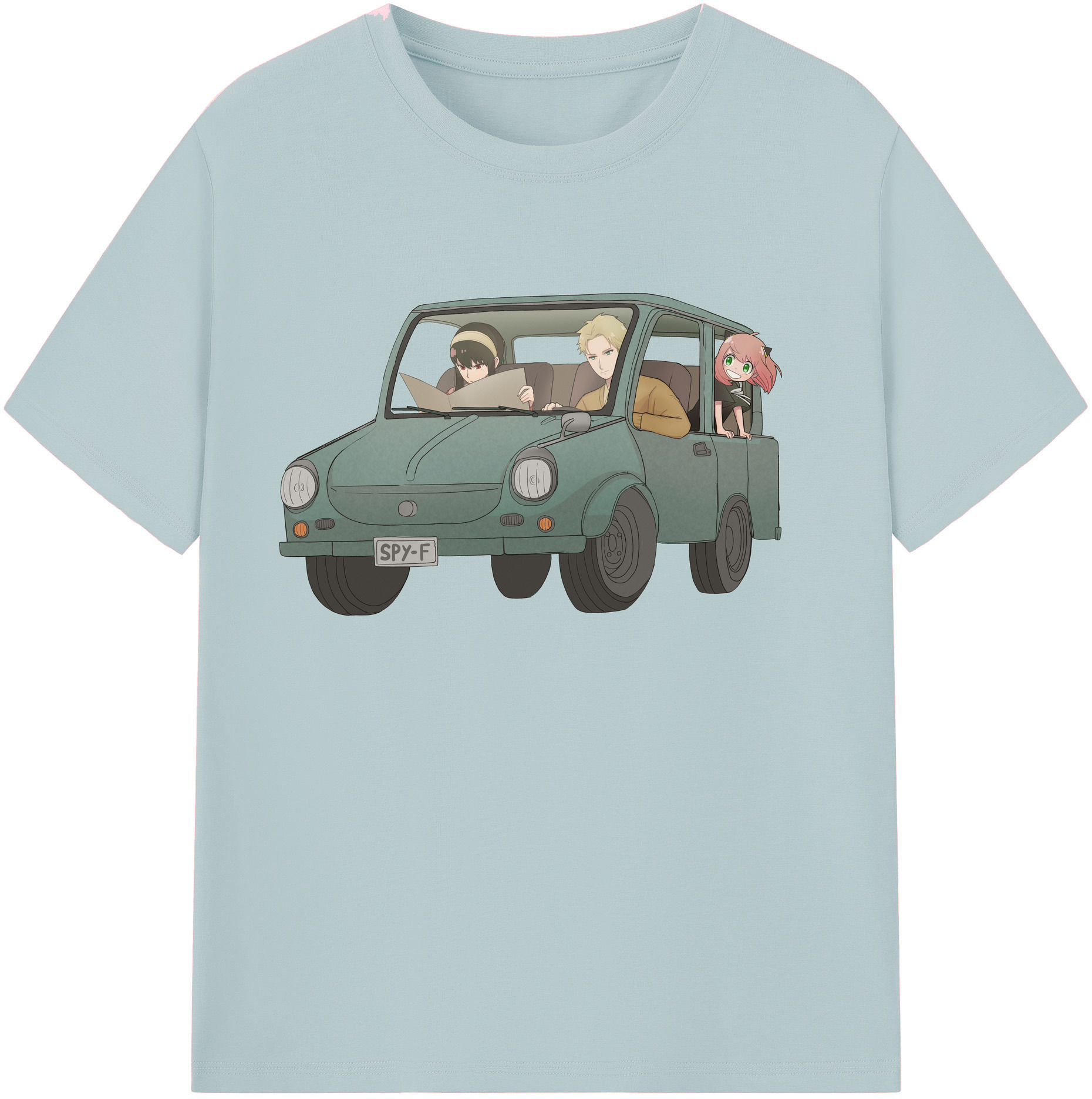 （画像用） SPY×FAMILY间谍家家酒 綿100％半袖Tシャツ（フロントプリント）